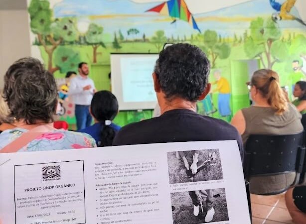 Sinop: Empaer capacita 50 unidades produtivas em projeto de alimentação orgânica