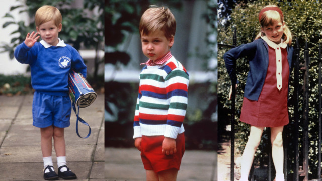 Fotos maravilhosas e fofas da Realeza indo para a escola