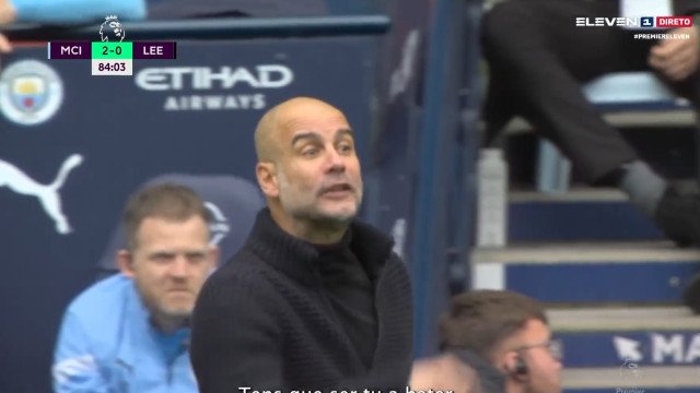 Guardiola furioso com Haaland e Gundogan após pênalti perdido