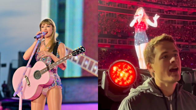 Segurança de Taylor Swift surpreende ao cantar em show e vídeo viraliza