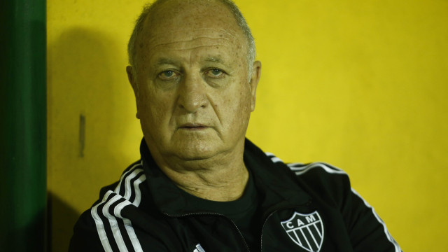Felipão se irrita e ironiza pergunta sobre desempenho do Atlético-MG: ‘O técnico é ruim’