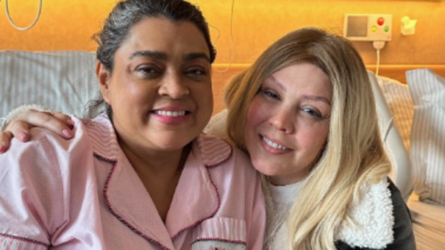 Simony se emociona ao reencontrar Preta Gil no hospital