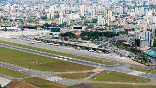Congonhas cresce e ultrapassa Guarulhos nas maiores rotas domésticas