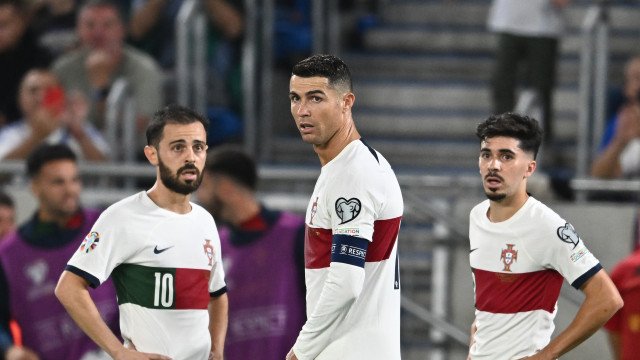 CR7 passa em branco, mas Portugal bate Eslováquia nas eliminatórias da Euro