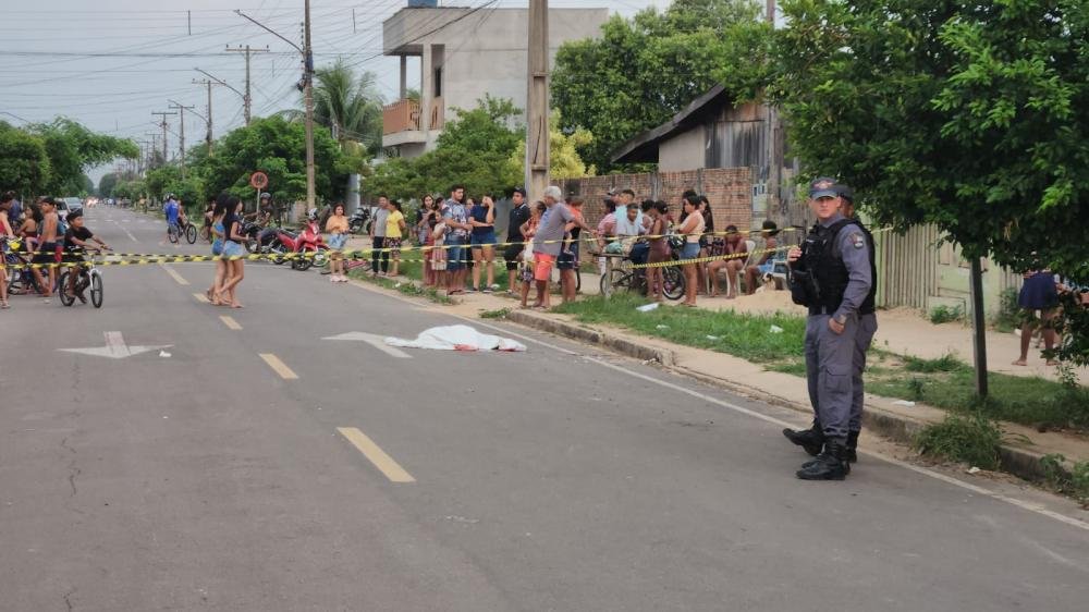 Motociclista atropela e mata menino de 5 anos e quase sofre linchamento pela população