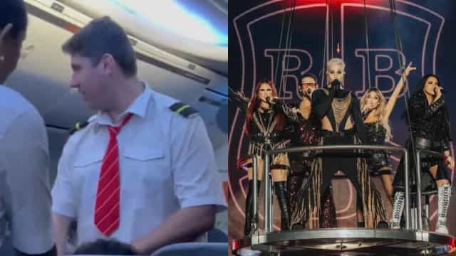 Comissário viraliza ao usar gravata do RBD em voo para o Rio de Janeiro
