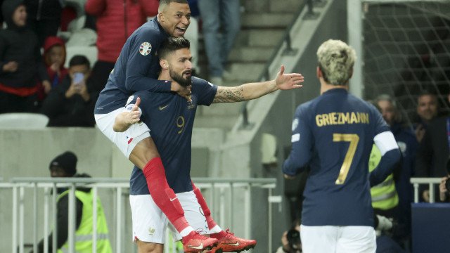 França arrasa Gibraltar na maior goleada das Eliminatórias da Euro