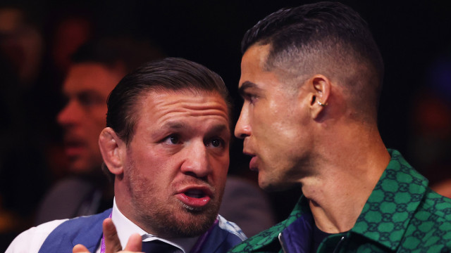 Conor McGregor e Cristiano Ronaldo ‘discutem’ para ver quem tem o melhor relógio