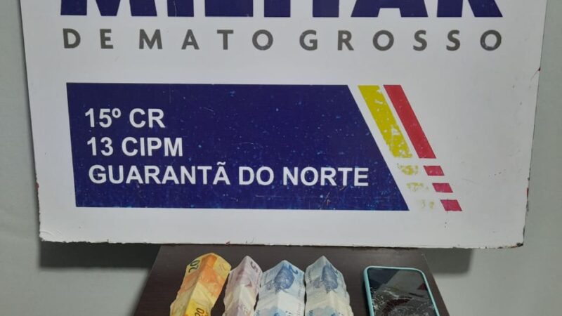 Menores são apreendidos fazendo “aviãozinho” para o tráfico de drogas em Guarantã