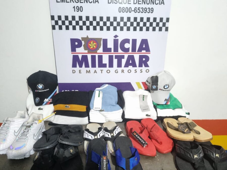 Guarantã: Quatro menores são conduzidos por furto em comércio de roupas