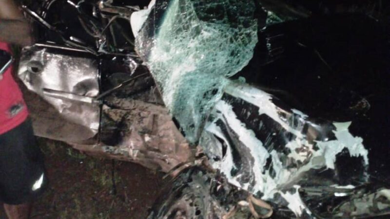 Casal morre em grave acidente na BR-163 entre Terra Nova do Norte e Santa Helena
