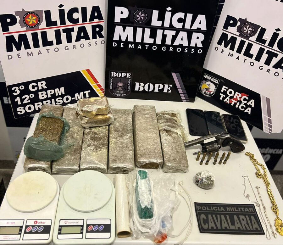 Sorriso: Polícia Militar prende membros de organizações criminosas