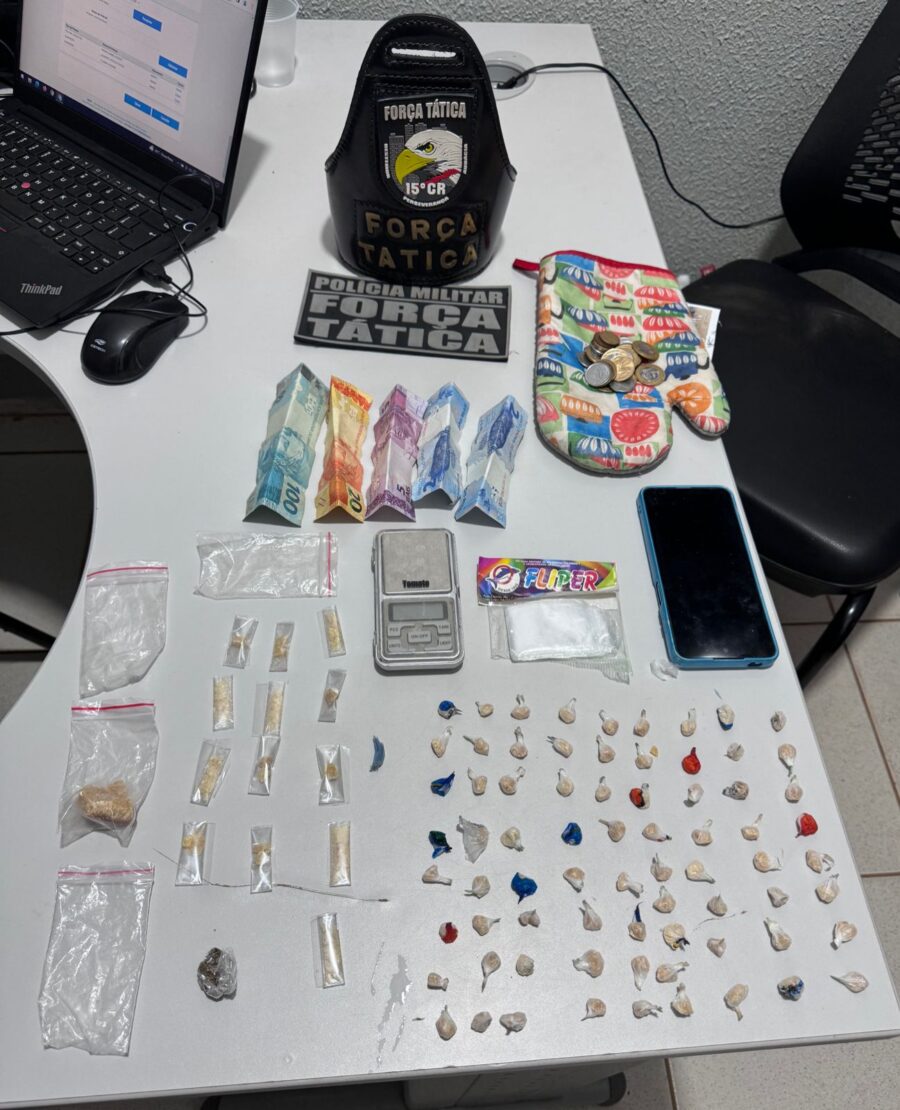 Guarantã: Operação Força Total resulta em prisão por tráfico de drogas