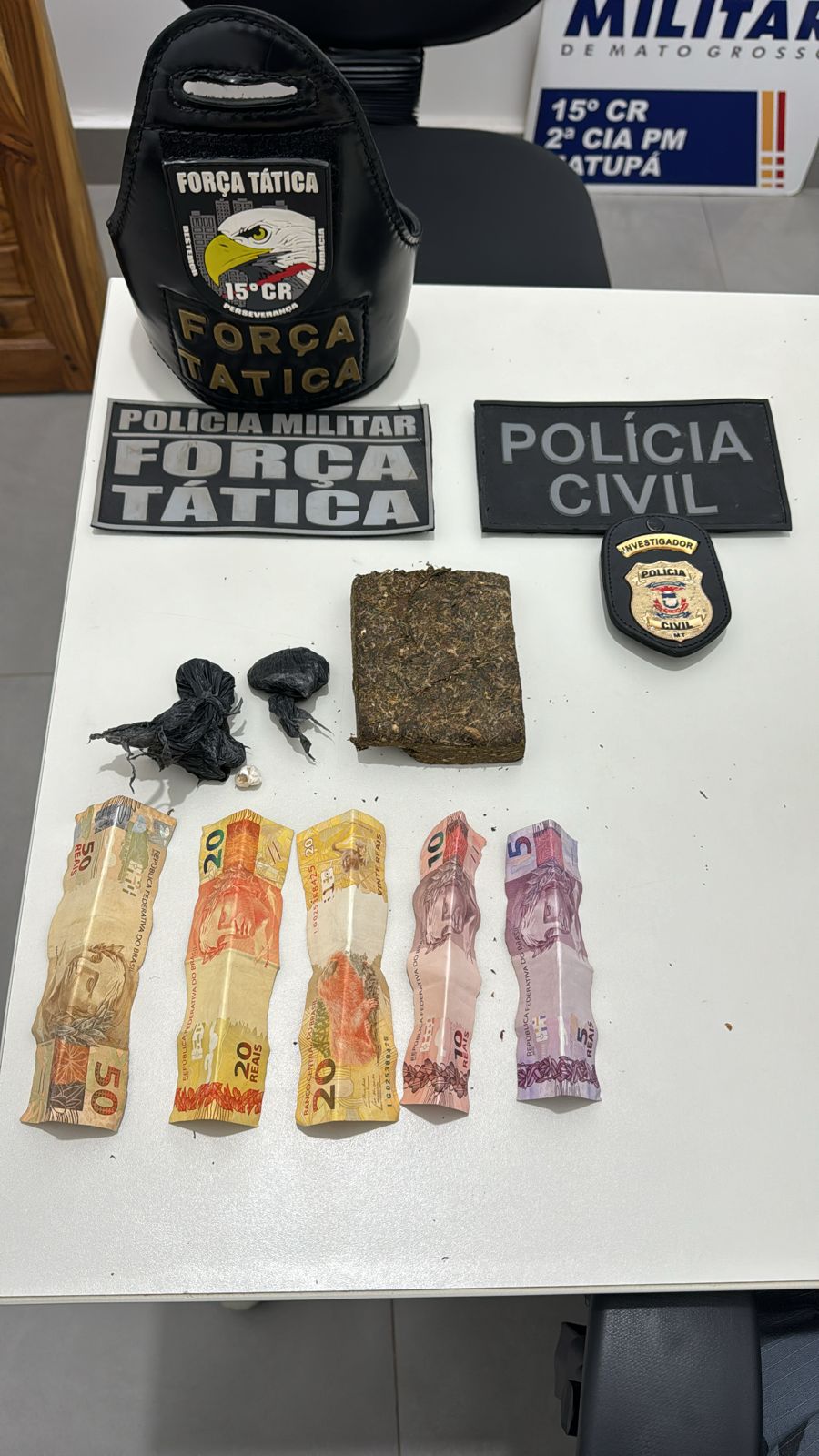 Matupá: Operação Força Total; Polícia Militar apreende drogas e um jovem de 16 anos