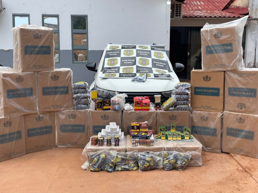 Homem é autuado por contrabando, descaminho e porte ilegal de arma em Porto Alegre do Norte