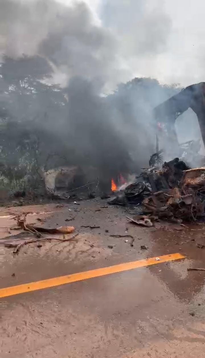 Tragédia na MT-430: Acidente fatal entre carreta graneleira e caminhão munck deixa dois mortos