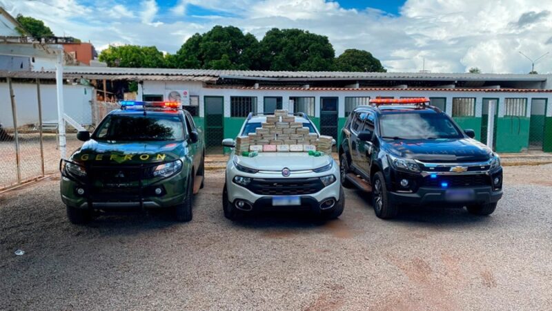 Cáceres: Gefron prende motorista com grande quantidade de drogas em operação na fronteira