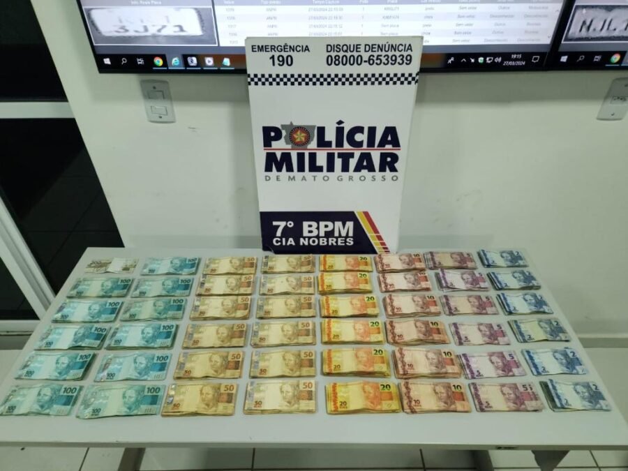 Nobres: Polícia Militar prende três indivíduos por associação ao tráfico de drogas e formação de quadrilha