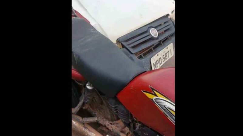 Acidente fatal na MT-419 entre Fiat Uno e motocicleta Honda Titan resulta em óbito de idoso