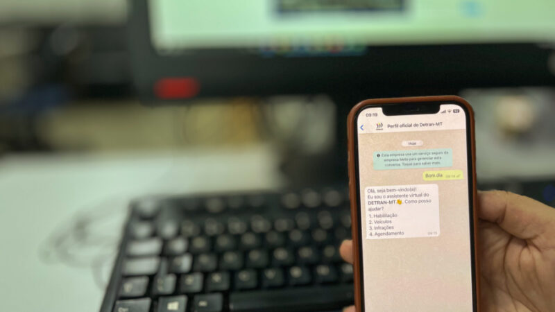 Detran-MT lança atendimento via WhatsApp para facilitar acesso ao cidadão