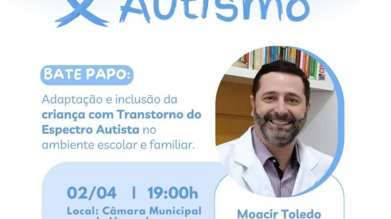 Palestra de conscientização sobre Autismo que destaca adaptação e inclusão escolar e familiar será realizada em Guarantã
