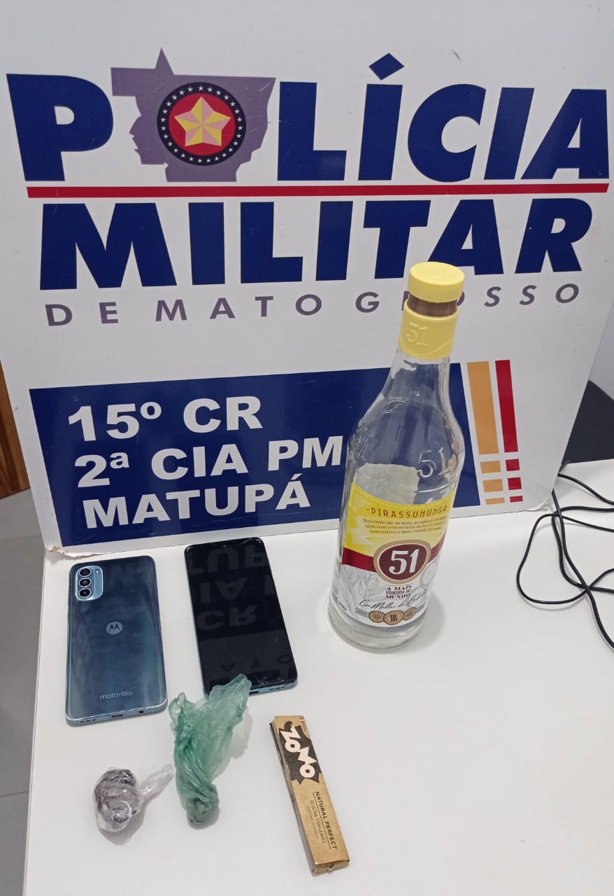 Operação Fulmen: PM realiza apreensões por uso ilícito de drogas e corrupção de menores em Matupá