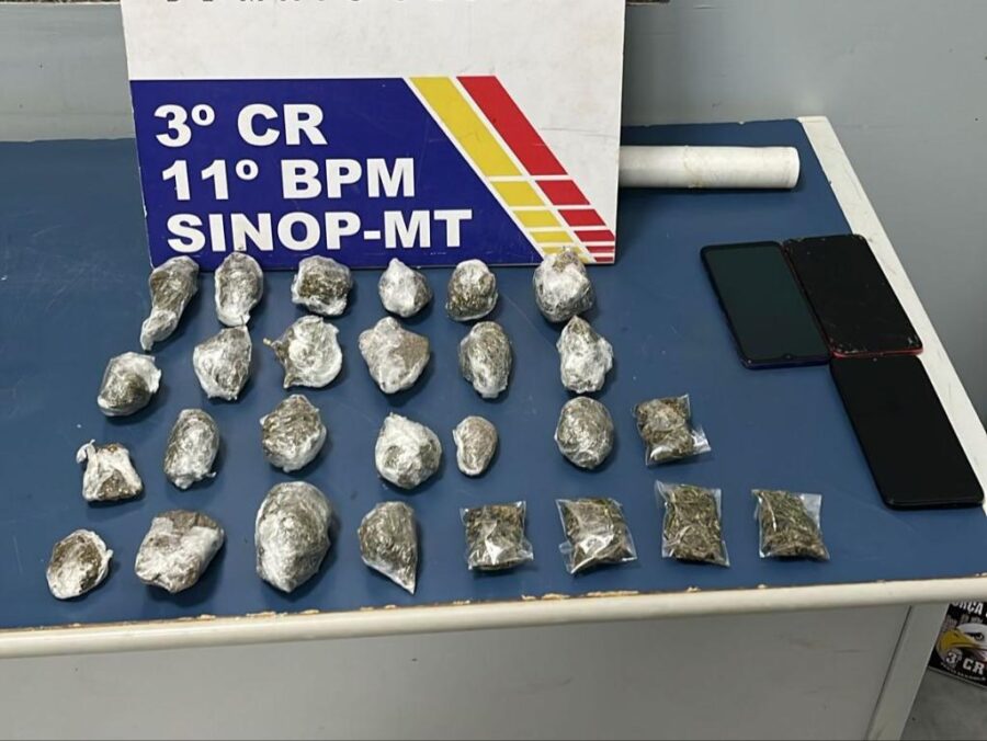 Casal é preso em flagrante por tráfico de drogas em Sinop