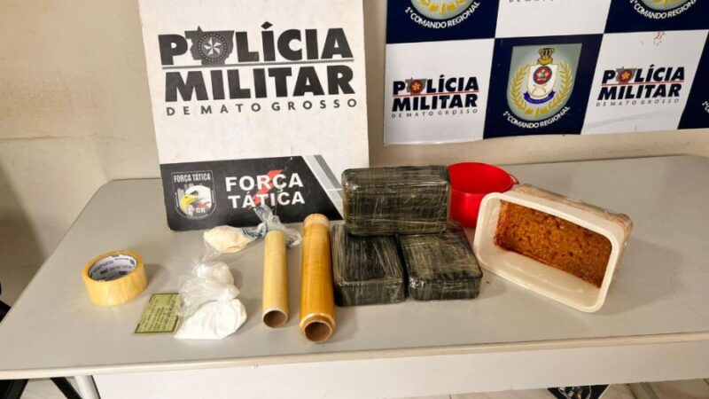 Mulher é presa por tráfico de drogas em Cuiabá após denúncia à Força Tática