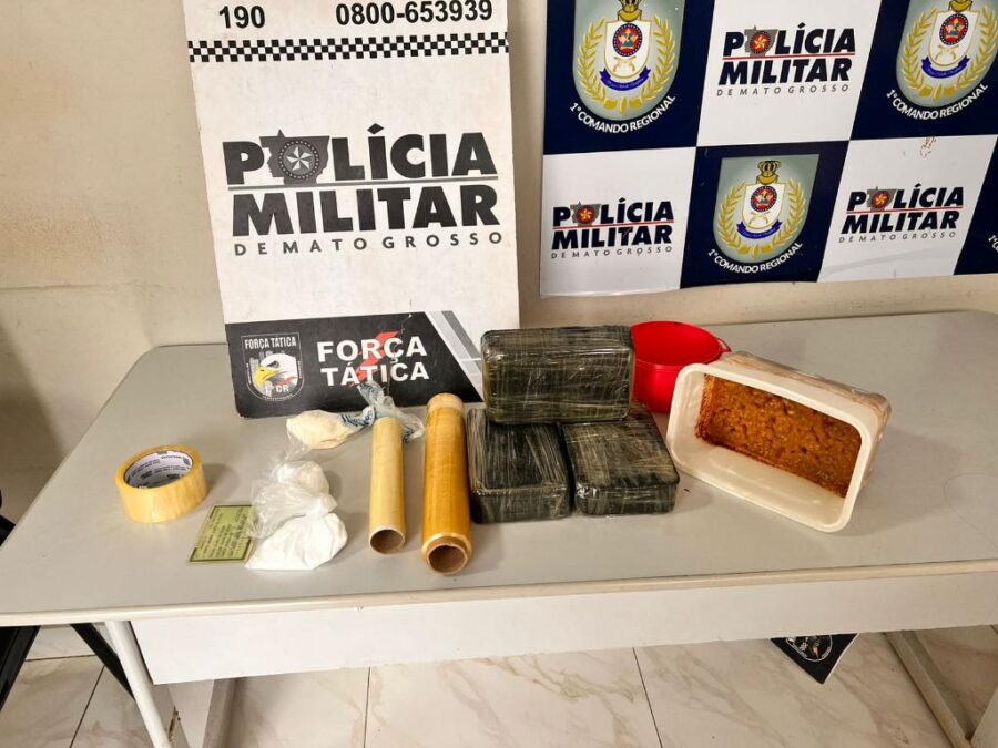 Mulher é presa por tráfico de drogas em Cuiabá após denúncia à Força Tática