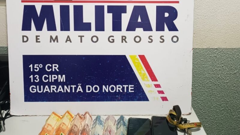 Operação Fulmen: PM de Guarantã do Norte intercepta quatro suspeitos por tráfico de drogas