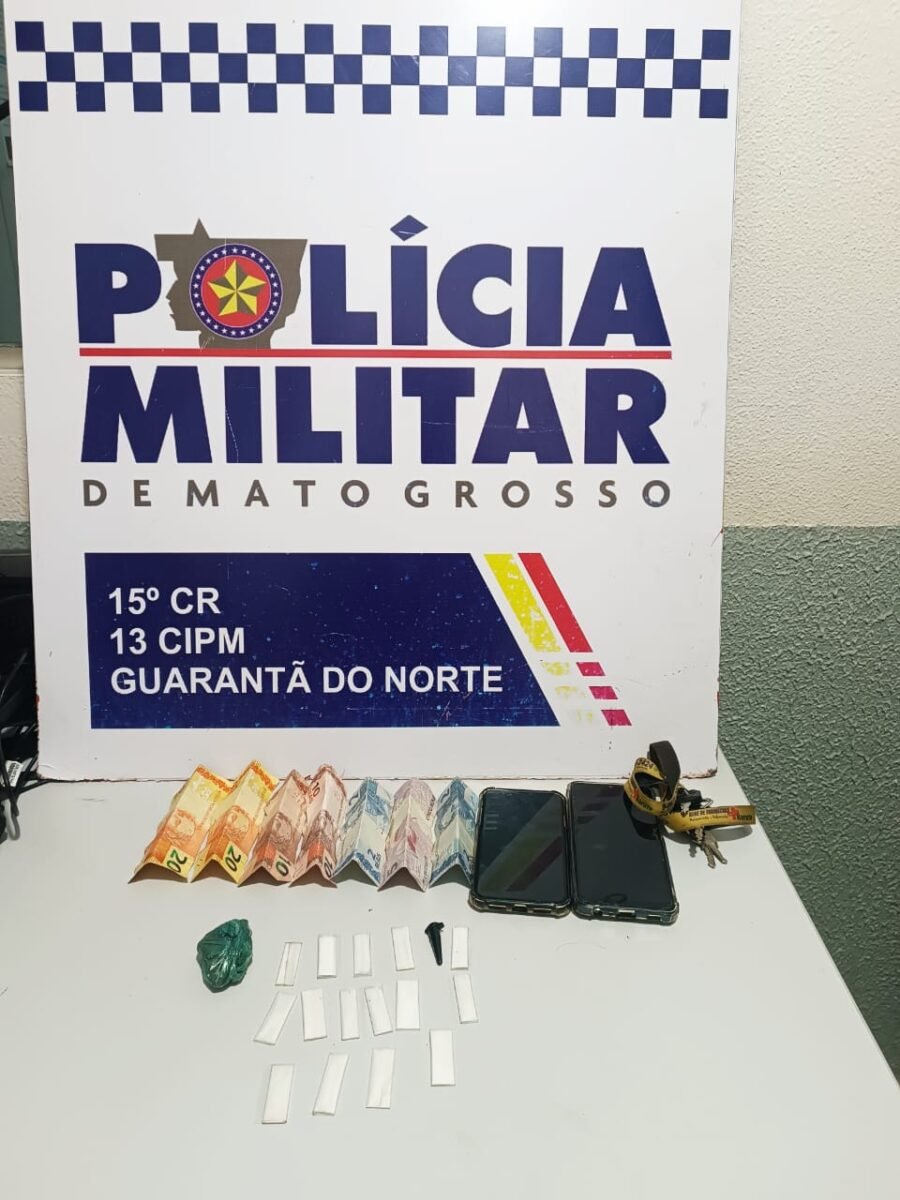 Operação Fulmen: PM de Guarantã do Norte intercepta quatro suspeitos por tráfico de drogas