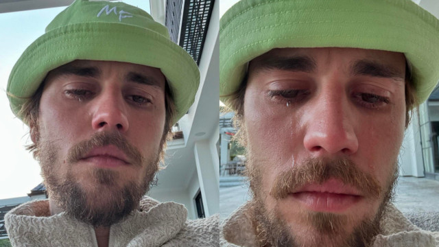 Justin Bieber preocupa fãs ao compartilhar fotografias chorando