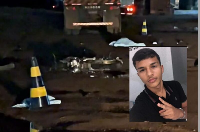 Jovem de 19 anos que morreu em grave acidente na BR-163 é sepultado em Guarantã do Norte