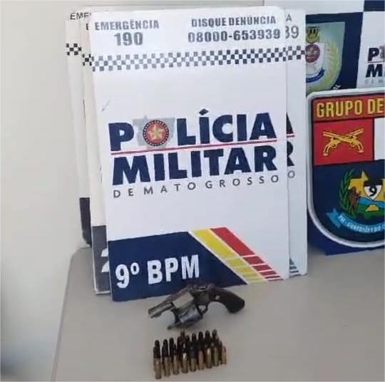 Homem é preso em Cuiabá por posse irregular de arma de fogo após denúncias anônimas