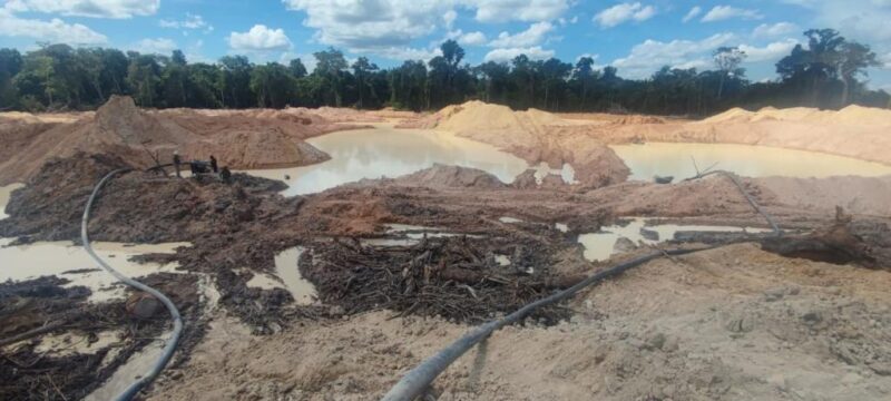 Sema e Bope fecham 6 garimpos ilegais durante Operação Amazônia em Matupá, Novo Mundo e em Nova Guarita