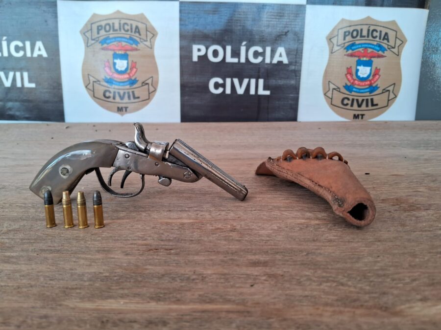 Polícia Civil de Cotriguaçu prende suspeito de tentativa de homicídio por disparo de arma de fogo