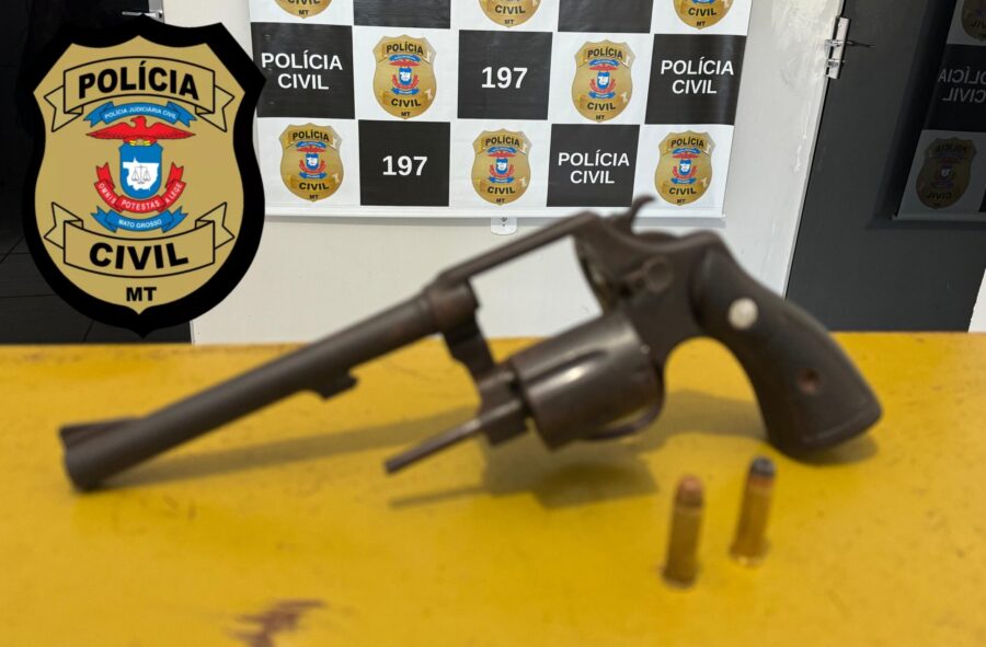 Polícia Civil prende homem em flagrante por porte ilegal de arma de fogo em Cocalinho