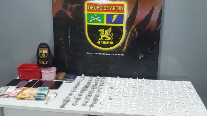 Polícia Militar prende quadrilha por tráfico de drogas em Várzea Grande