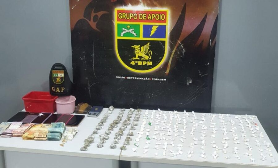 Polícia Militar prende quadrilha por tráfico de drogas em Várzea Grande