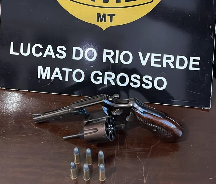 Polícia Civil apreende arma de fogo em Lucas do Rio Verde após denúncia