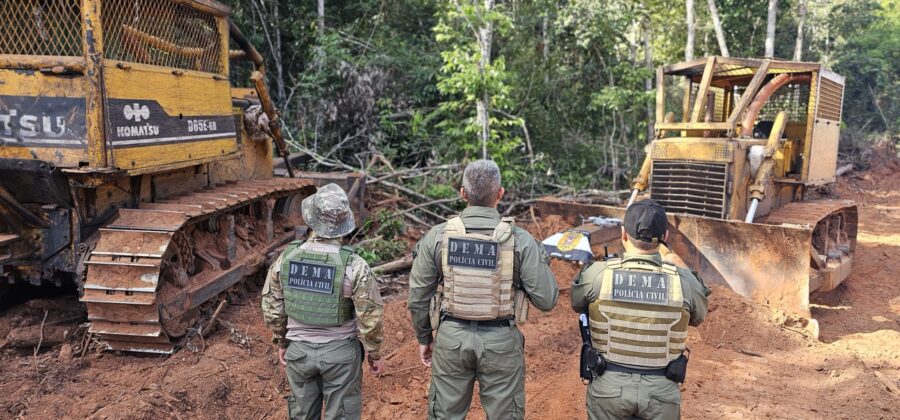 Polícia Civil deflagra operação de fiscalização ambiental em propriedades rurais de Feliz Natal e Vera