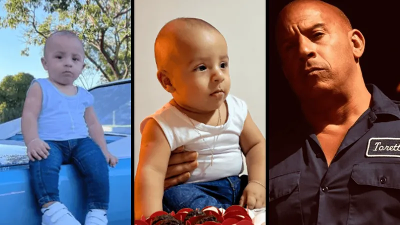 “Bebê Vin Diesel” viraliza por ser parecido com Toretto de “Velozes e Furiosos” (Vídeo)