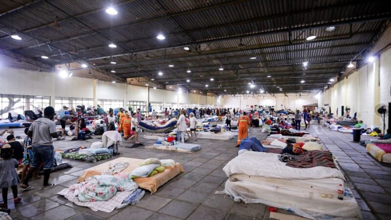 Abrigados no Rio Grande do Sul serão imunizadas contra a gripe