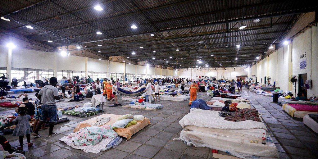 Abrigados no Rio Grande do Sul serão imunizadas contra a gripe