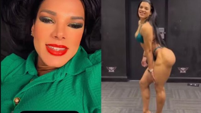 Ex-morena do É o Tchan perde campeonato de fisiculturismo: ‘Disseram que meus glúteos eram falsos’