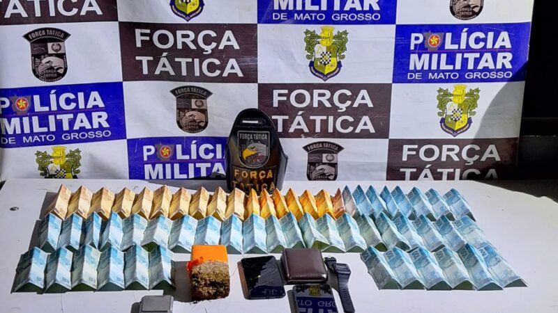 Polícia Militar prende suspeito de tráfico de drogas em Rondonópolis