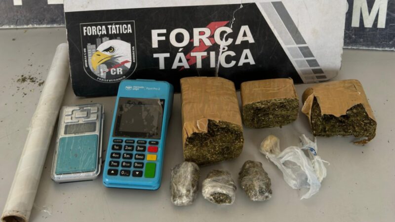 Polícia Militar prende traficante e captura foragido em operação no Residencial Coxipó em Cuiabá