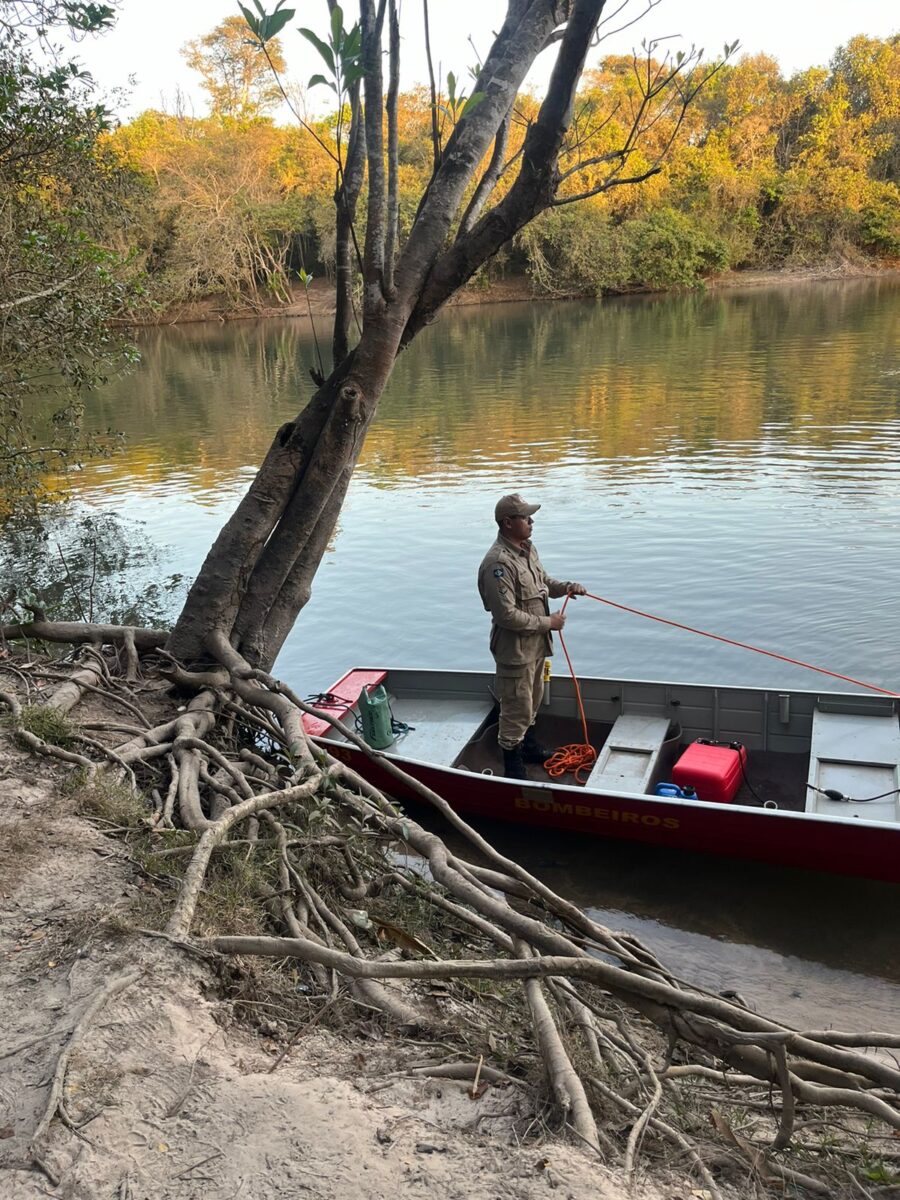 Corpo de Bombeiros encontra corpo de menino afogado em Lucas do Rio Verde