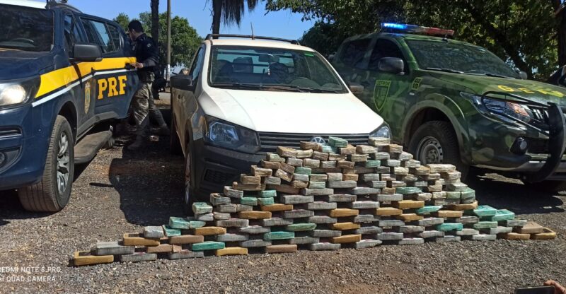 Ação integrada apreende 140 tabletes de cocaína e prende traficante em Várzea Grande