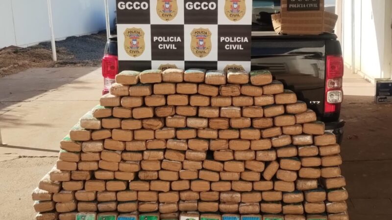 Polícia Civil apreende 210 tabletes de maconha em Cuiabá